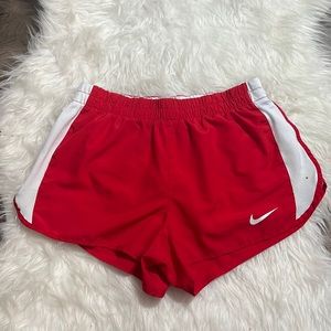 Red Nike Running Exercise Shorts Size Small